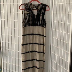 Tie dye maxi dress